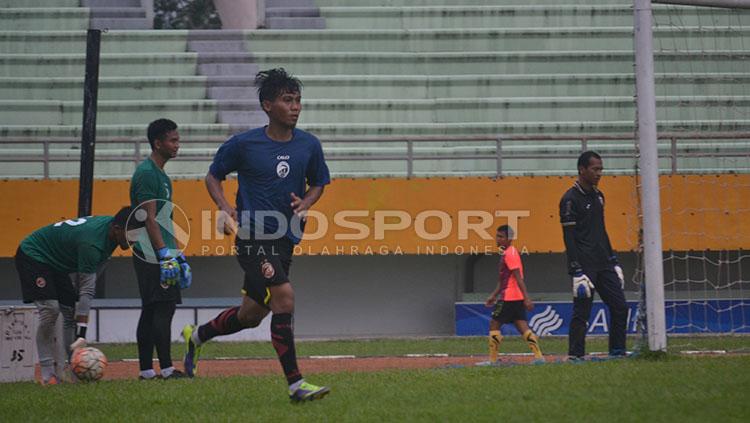 Hapit Ibrahim saat masih berseragam Sriwijaya FC di 2017.