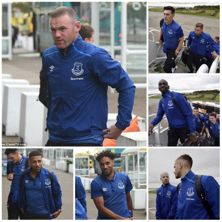 Para pemain Everton tengah mempersiapkan diri untuk melakoni tur pramusim di Tanzania. Copyright: Internet/dailymail.co.uk