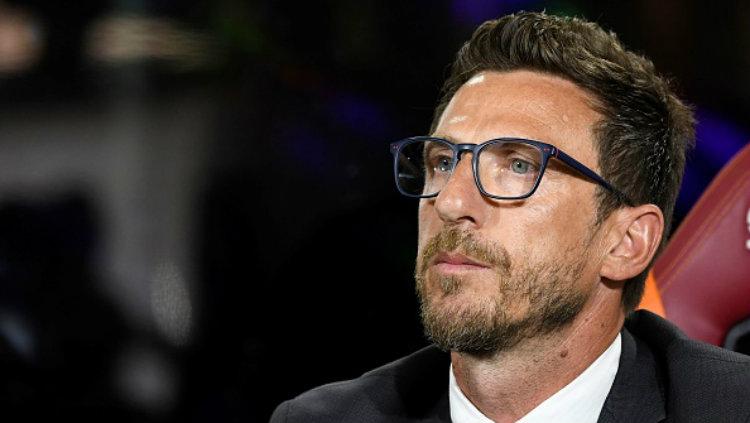 Pelatih anyar AS Roma, Eusebio di Francesco. Copyright: Claudio Pasquazi/Anadolu Agency/Getty Images