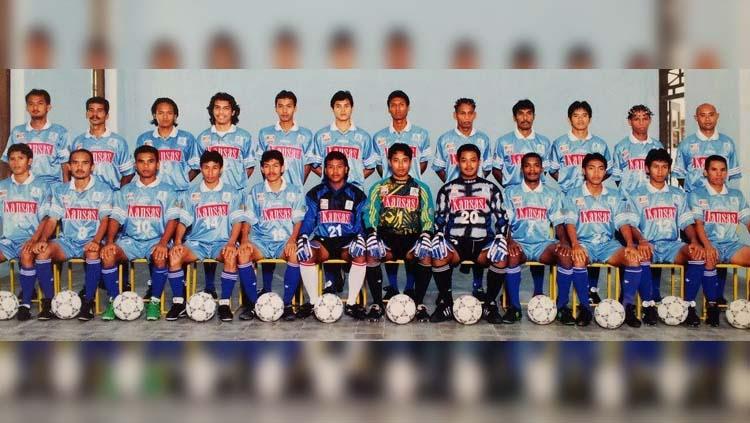 Skuat Arseto FC  musim 1997/98. Copyright: wong-sangar.blogspot.co.id
