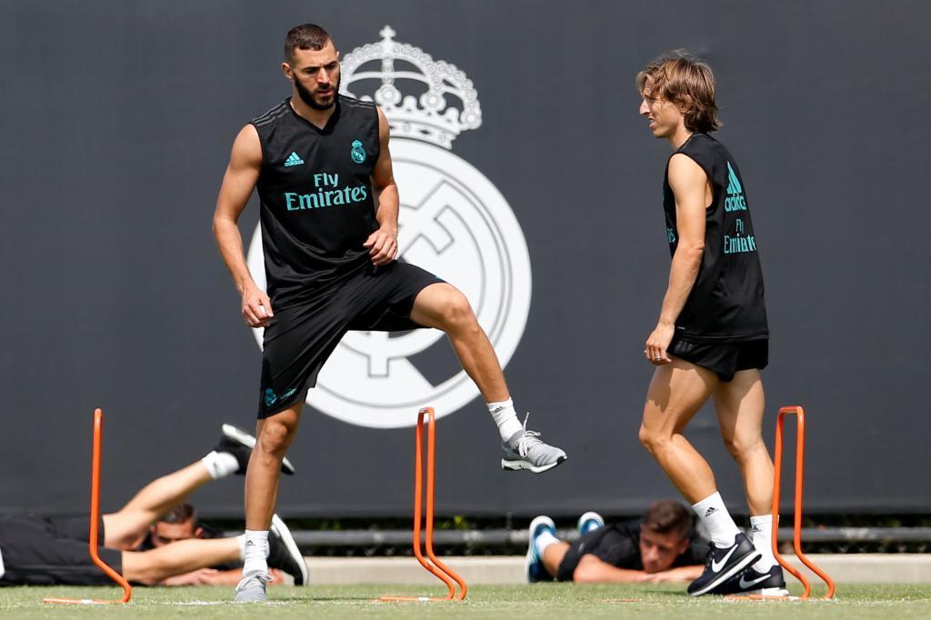 Gelandang Real Madrid, Luka Modric terlihat kurus dari sebelumnya. Copyright: marca.com