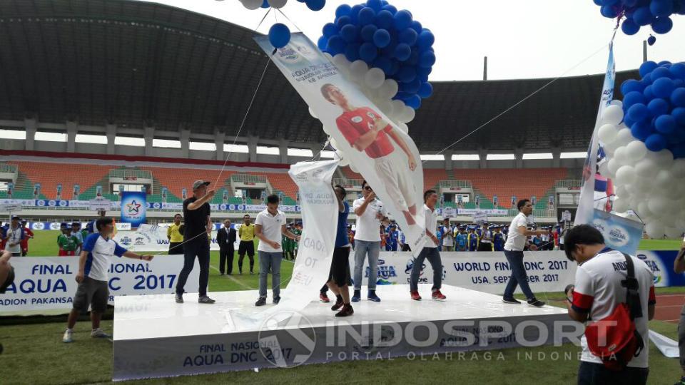 Kemeriahan babak final regional Danone Nations Cup (DNC) 2017. Copyright: Zainal Hasan/INDOSPORT