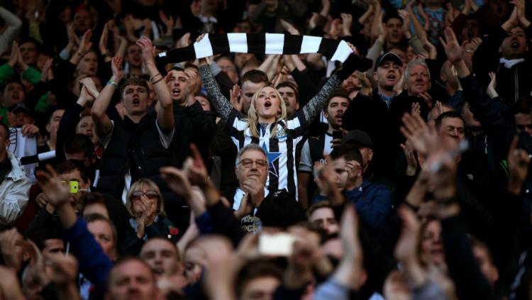 Fans Newcastle United. - INDOSPORT