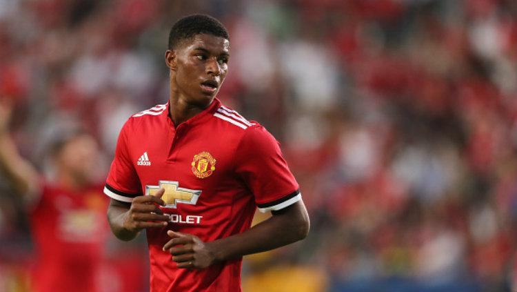 Bintang muda Manchester United, Marcus Rashford. Copyright: Matthew Ashton - AMA/Getty Images