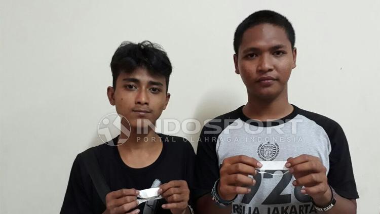 Tiket sambungan yang beredar di Stadion Patriot, Candrabhaga, Kota Bekasi. Copyright: Muhammad Adiyaksa/INDOSPORT