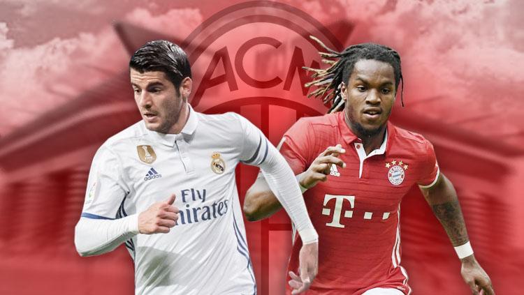 Alvaro Morata dan Renato Sanches.