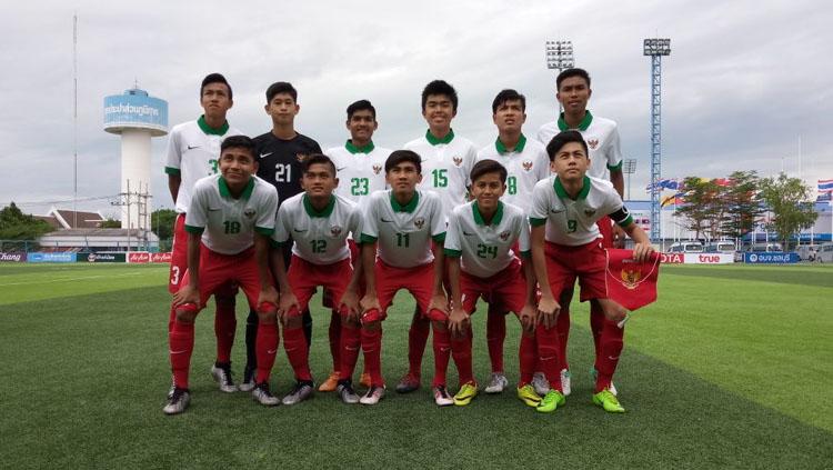 Skuat Timnas Indonesia U-16. Copyright: Twitter@pssi__fai