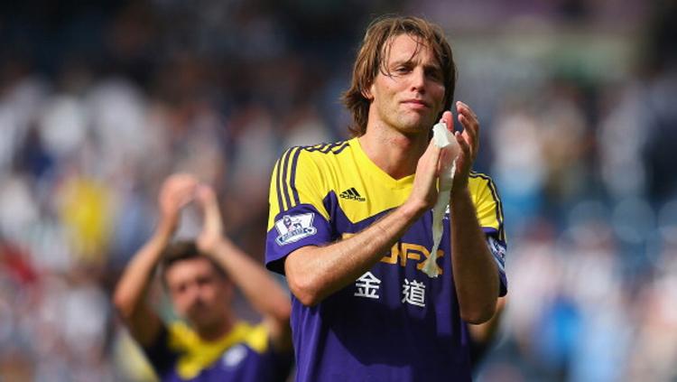 Michu, mantan striker Swansea City. Copyright: INDOSPORT