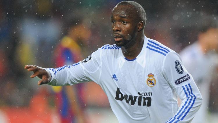 Lassana Diarra saat masih berseragam Real Madrid. - INDOSPORT