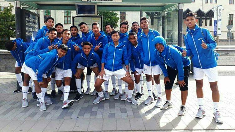 Tim LKG-SKF tampil di Gothia Cup 2017 Swedia. Copyright: instagram.com/ligakgu14