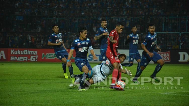 Semen Padang vs Arema FC di Piala Presiden 2017. Copyright: Taufik Hidayat/INDOSPORT