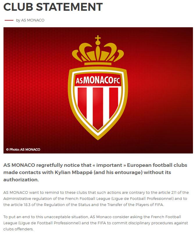 AS Monaco. Copyright: AS Monaco