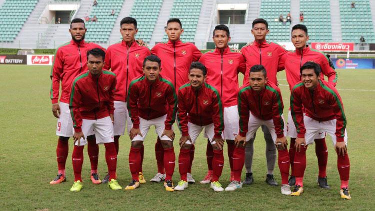 Skuat Timnas U-22. Copyright: Twitter@pssi__fai