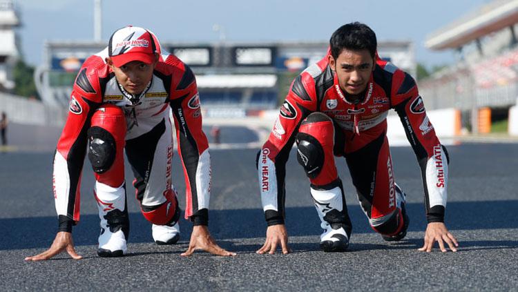 Andi Gilang dan Dimas Ekky. Copyright: Astra Honda Racing Team