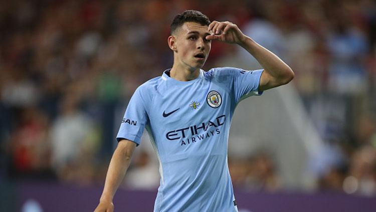 Pemain muda Manchester City, Phil Foden.