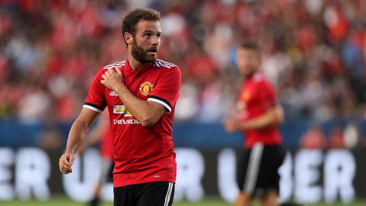 Gelandang Manchester United, Juan Mata. Copyright: Matthew Ashton - AMA/Getty Images