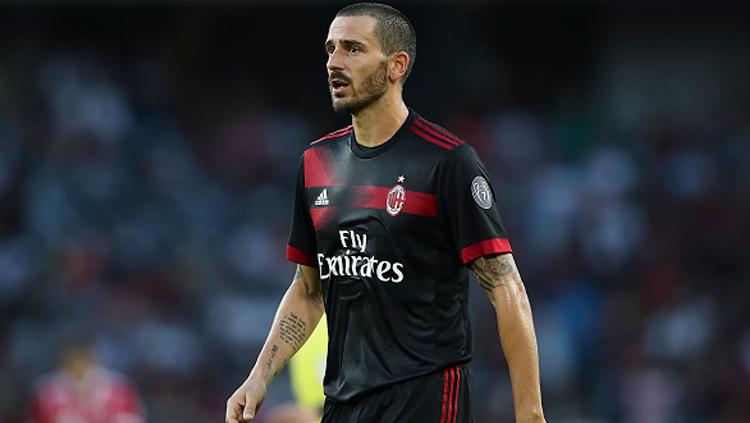 Leonardo Bonucci saat melakukan debut bersama AC Milan. - INDOSPORT