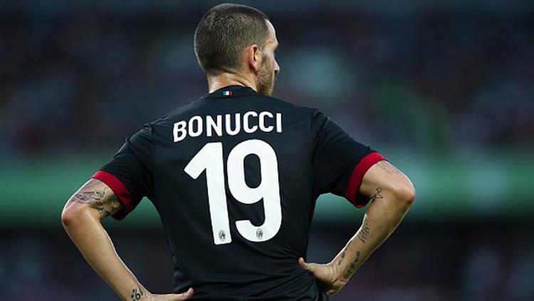 Leonardo Bonucci memakai nomor punggung 19. Copyright: Indosport.com