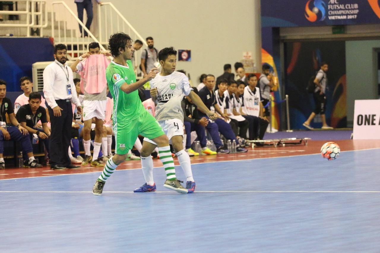 Laga Vamos Mataram FC vs Nafit Al-Wasat Copyright: Dokumen Istimewa/INDOSPORT