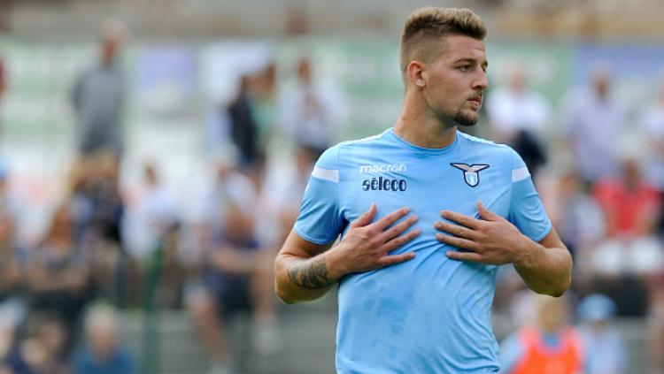 Gelandang tengah Lazio, Sergej Milinkovic-Savic. Copyright: Indosport