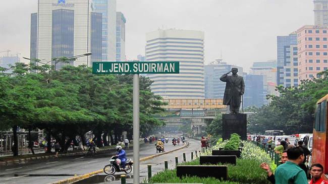 Contoh nama Jalan Jenderal Sudirman, Copyright: PorosJakarta