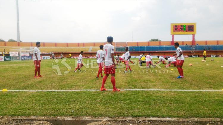 Latihan Semen Padang. Copyright: Taufik Hidayat/INDOSPORT