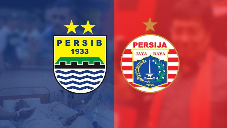 Perbandingan rekor pertemuan Persib Bandung dan Persija Jakarta jelang partai sengit mereka di Liga 1 2021/2022 pada Sabtu (20/11/21) ini. - INDOSPORT
