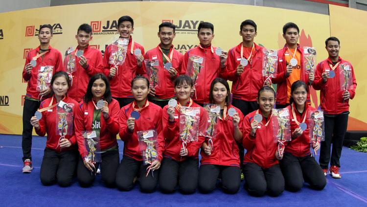 Podium Indonesia. Copyright: HUMAS PP PBSI