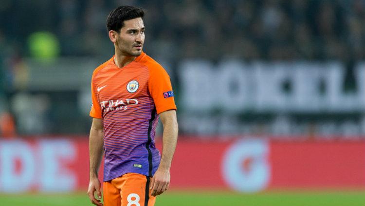 Gelandang Manchester City, Ilkay Gundogan. - INDOSPORT