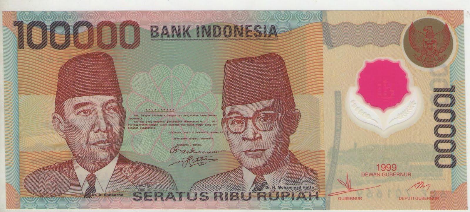 Foto Sukarno dalam mata uang resmi Indonesia. Copyright: tokouangkuno.com