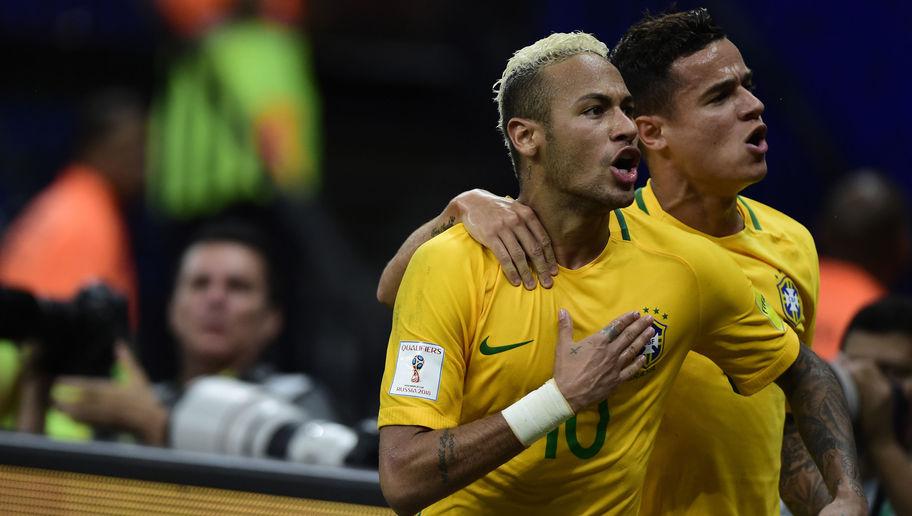 Coutinho dan Neymar kala membela Timnas Brasil. Copyright: Bruno Zanardo/Getty Images