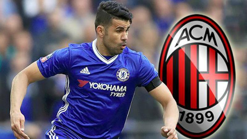 Diego Costa dikabarkan akan menjadi pemain AC Milan musim depan. Copyright: The Sun