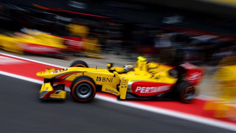 Sean Gelael jelang balapan di hungaroring. Copyright: Pertamina