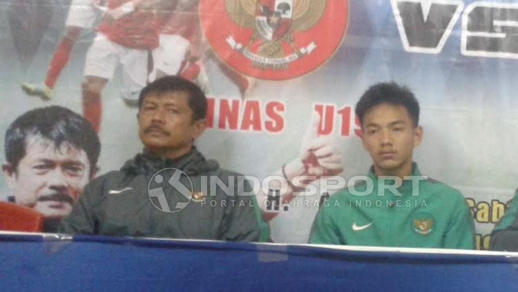 Pelatih Timnas U-19, Indra Sjafri usai pertandingan. Copyright: Taufik Hidayat/Indosport.com