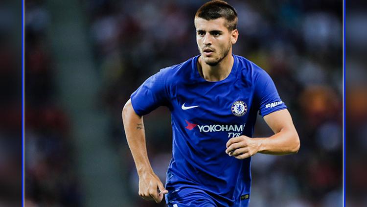 Alvaro Morata, striker Chelsea. Copyright: INDOSPORT