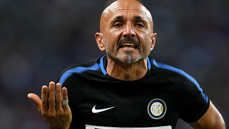 Luciano Spalletti merasa kecewa dengan permainan tim besutannya, Inter Milan saat melawan Chelsea. Copyright: INDOSPORT