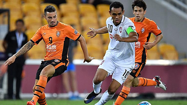 Teerasil Dangda di Liga Thailand.