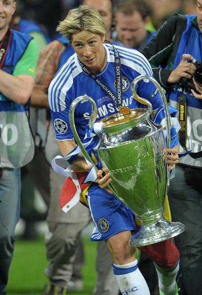 Fernando Torres saat turut memberikan gelar Liga Champions untuk Chelsea di musim 2011/12. Copyright: Telegraph