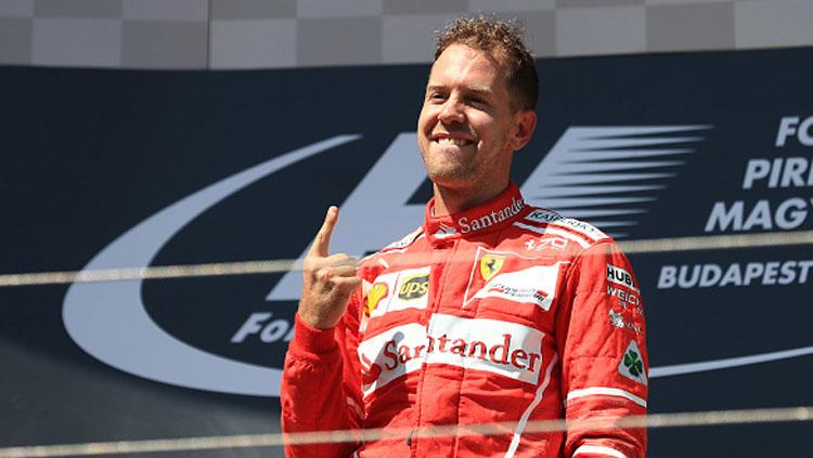 Sebastian Vettel keluar sebagai juara pada balapan Formula 1 GP Hungaria.
