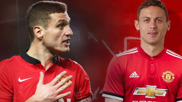 Nemanja Vidic dan Nemanja Matic.