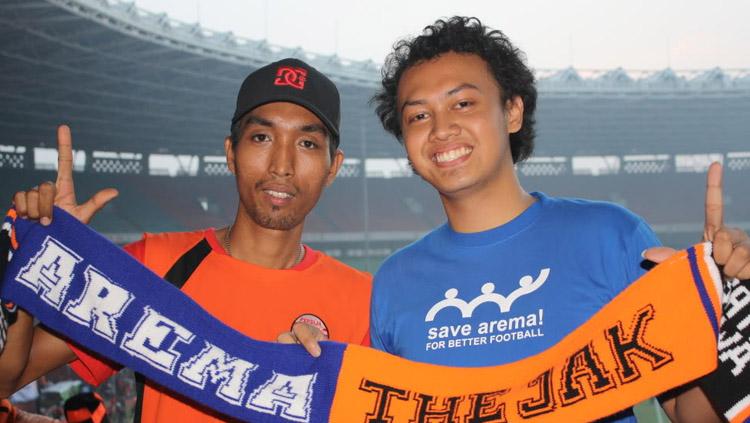 Jakmania dan Aremania. Copyright: dataskor