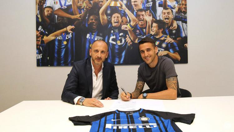 Matias Vecino resmi ke Inter Milan. Copyright: Twitter/@Inter_en