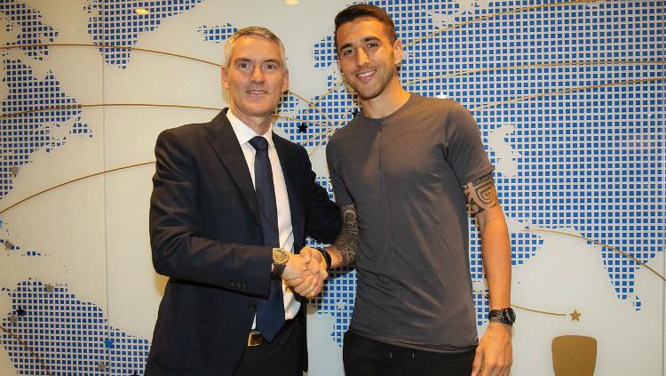 Matias Vecino resmi ke Inter Milan. Copyright: Twitter/@Inter_en