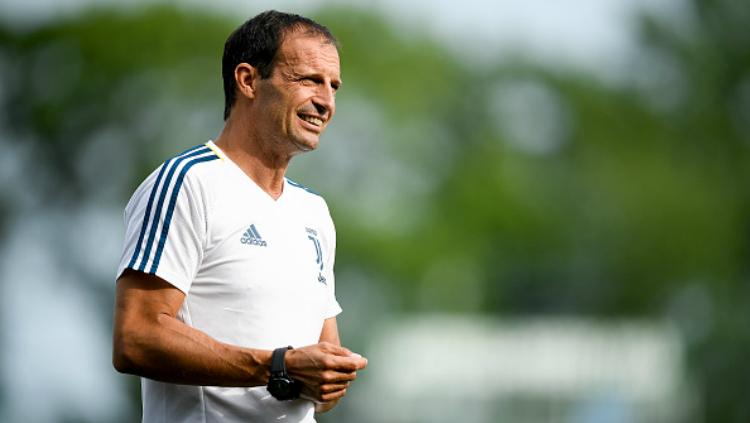 Pelatih Juventus, Massimiliano Allegri. Copyright: Indosport