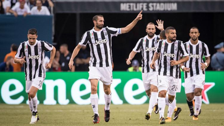 Penggawa Juventus saat laga International Champions Cup kontra Barcelona. Copyright: Indosport