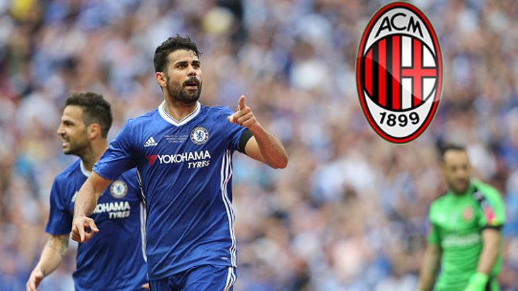 Striker Chelsea, Diego Costa buka peluang untuk bergabung dengan AC Milan. Copyright: INDOSPORT