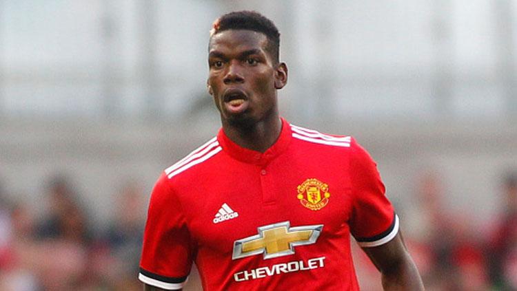 Gelandang Man United, Paul Pogba. Copyright: INDOSPORT