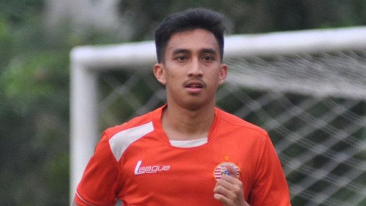 Gelandang anyar Persija Jakarta, Fitra Ridwan. Copyright: Twitter@persija