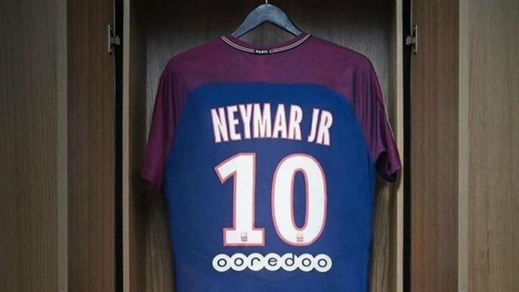 Jersey Neymar. Copyright: globoesporte.globo.com
