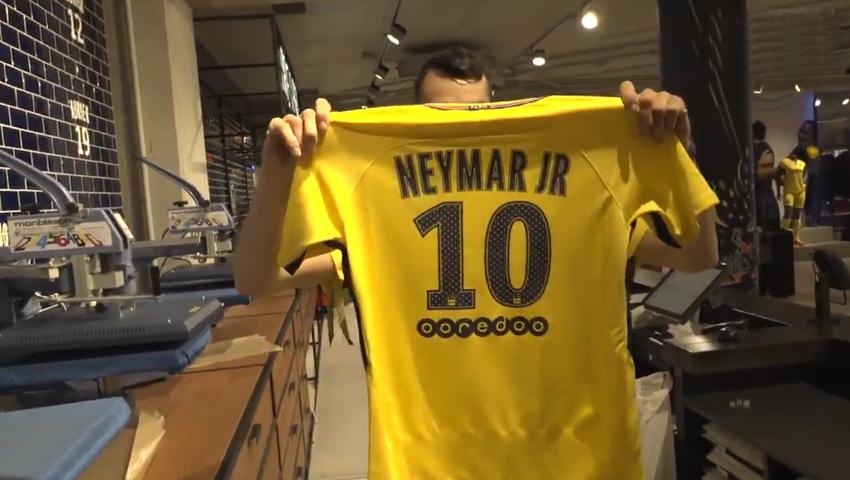Jersey Neymar Copyright: twitter@PSG_inside